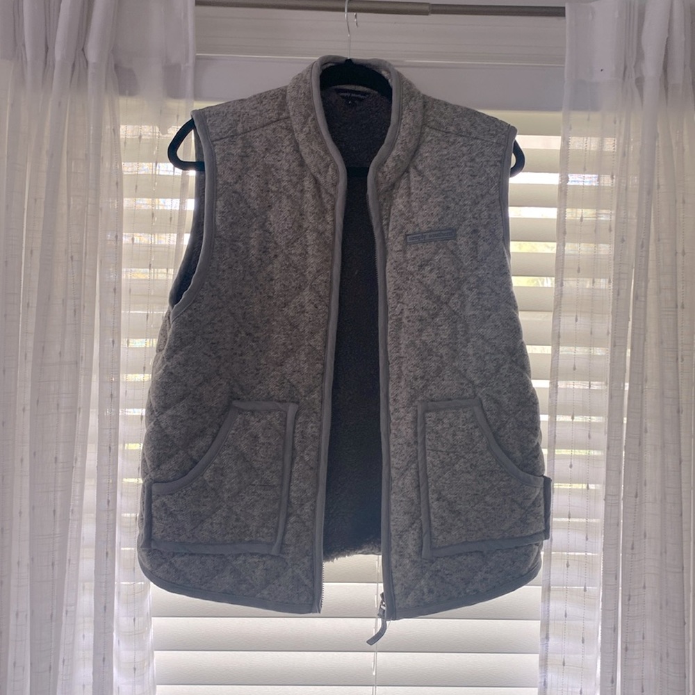 Fleece lined, quilted simply southern women’s vest.